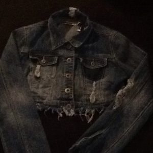 Dollhouse half jean jacket
